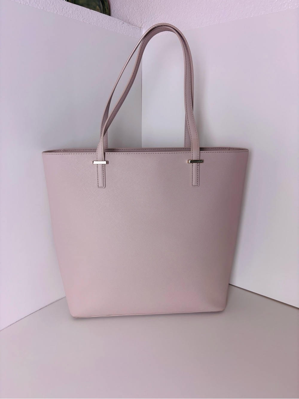 Kate Spade Cedar Street Perforated Tayler Tote Beige Handbag Bag - Picture 4 of 9